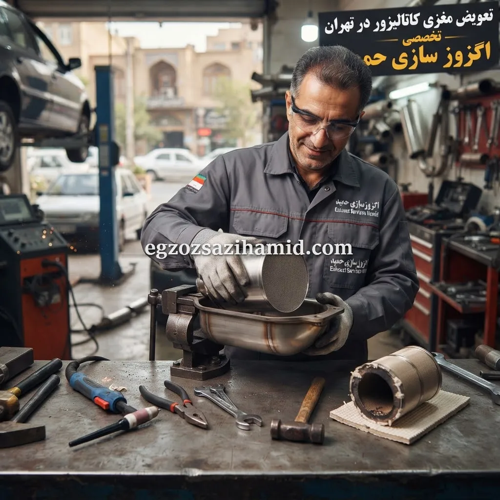 خدمات تعویض مغزی کاتالیزور در تهران